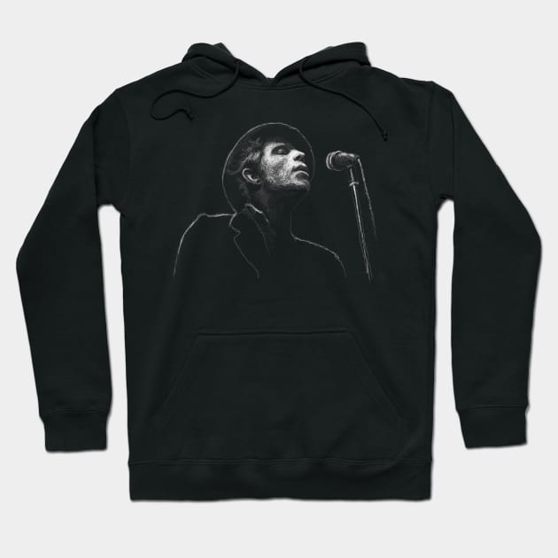 Tom Waits. Scribble art. Hoodie by Gorskiy